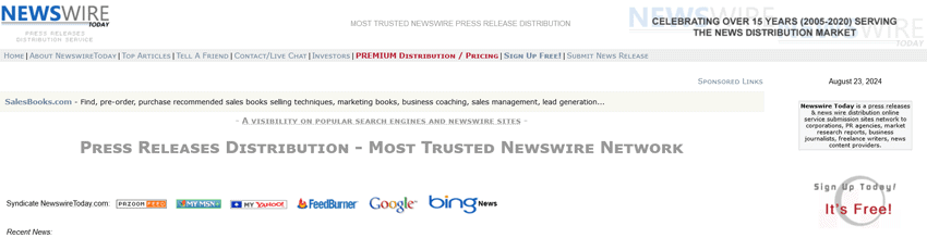 Newswire Today Leading Free Press Releases Distribution Service