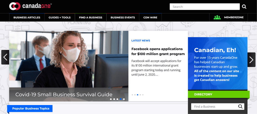 CanadaOne - Business Listing Site