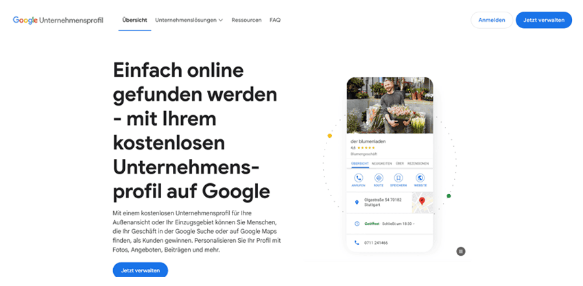 Google Business Profile Germany